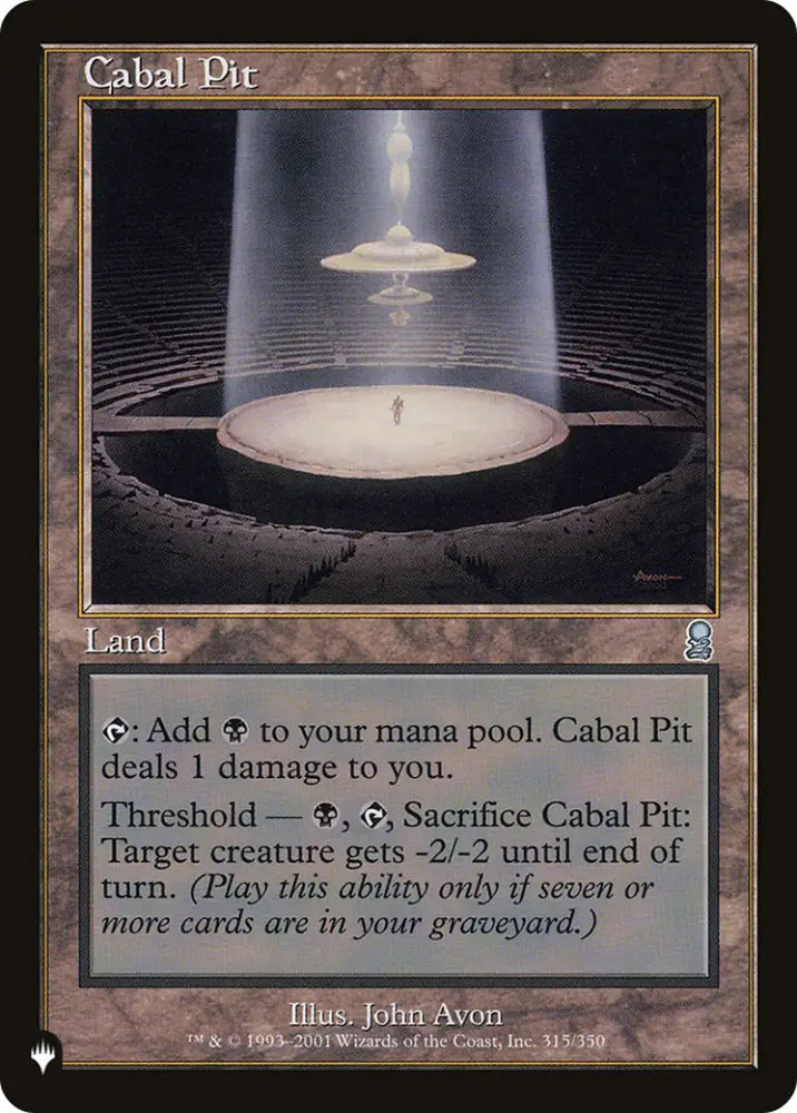 Cabal Pit [The List] - MTG Single
