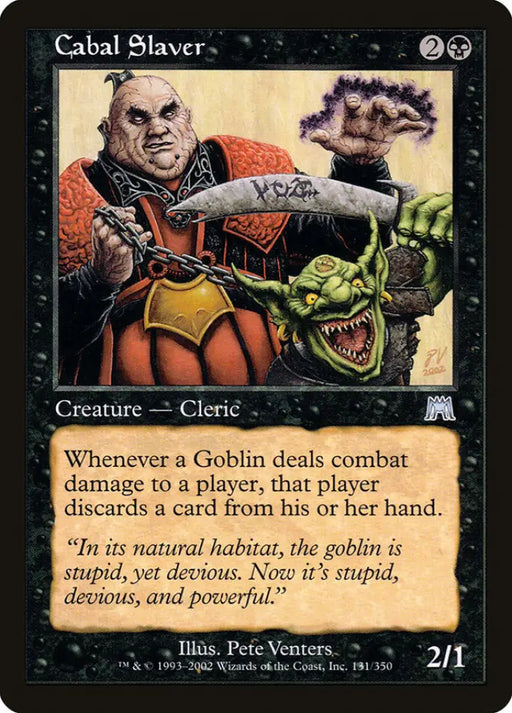Cabal Slaver [Onslaught] - MTG Single