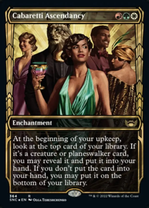 Cabaretti Ascendancy (Showcase Golden Age Gilded Foil) [Streets of New Capenna] - MTG Single