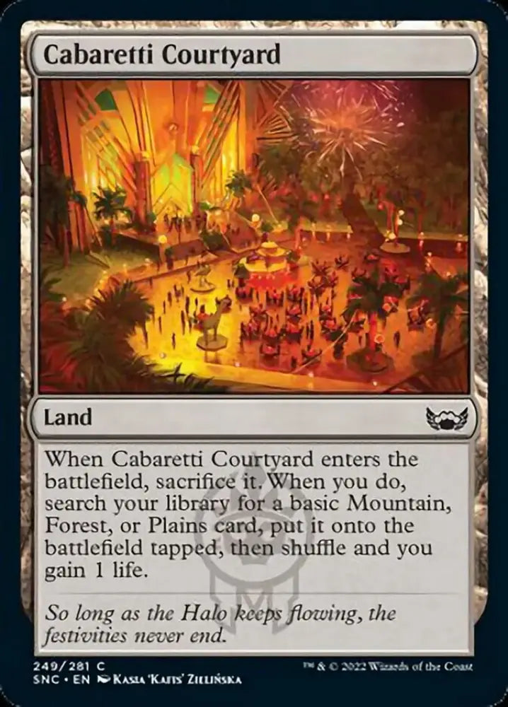 Cabaretti Courtyard [Streets of New Capenna] - MTG Single