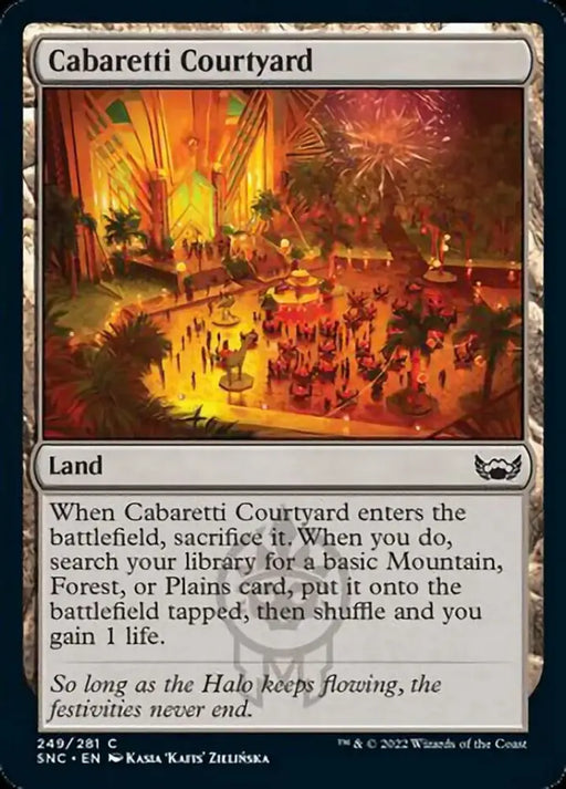 Cabaretti Courtyard [Streets of New Capenna] - MTG Single