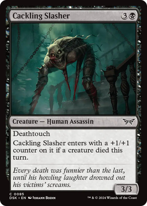 Cackling Slasher [Duskmourn: House of Horror] - MTG Single