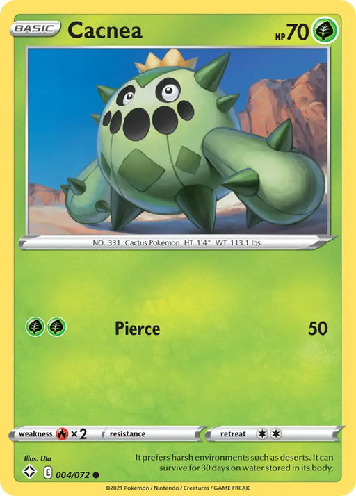 Cacnea (004/072) [Sword & Shield: Shining Fates] - Pokemon Single