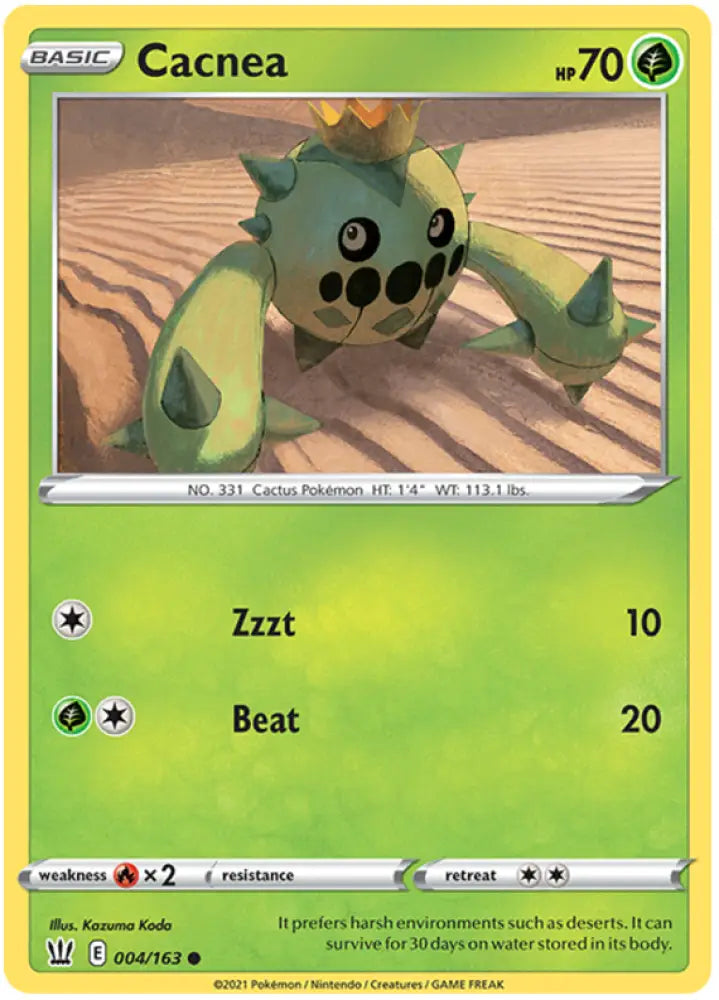 Cacnea (004/163) [Sword & Shield: Battle Styles] - Pokemon Single