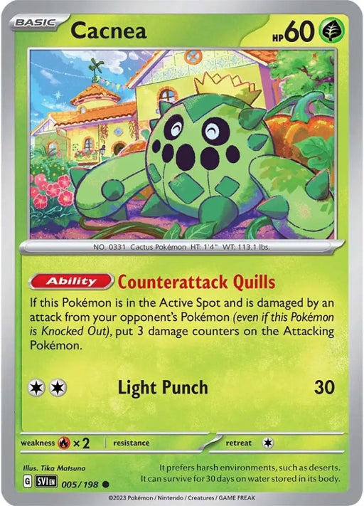 Cacnea (005/198) [Scarlet & Violet: Base Set] - Pokemon Single