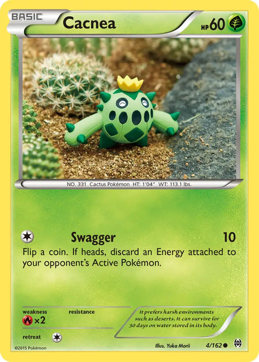 Cacnea (4/162) [XY: BREAKthrough] - Pokemon Single