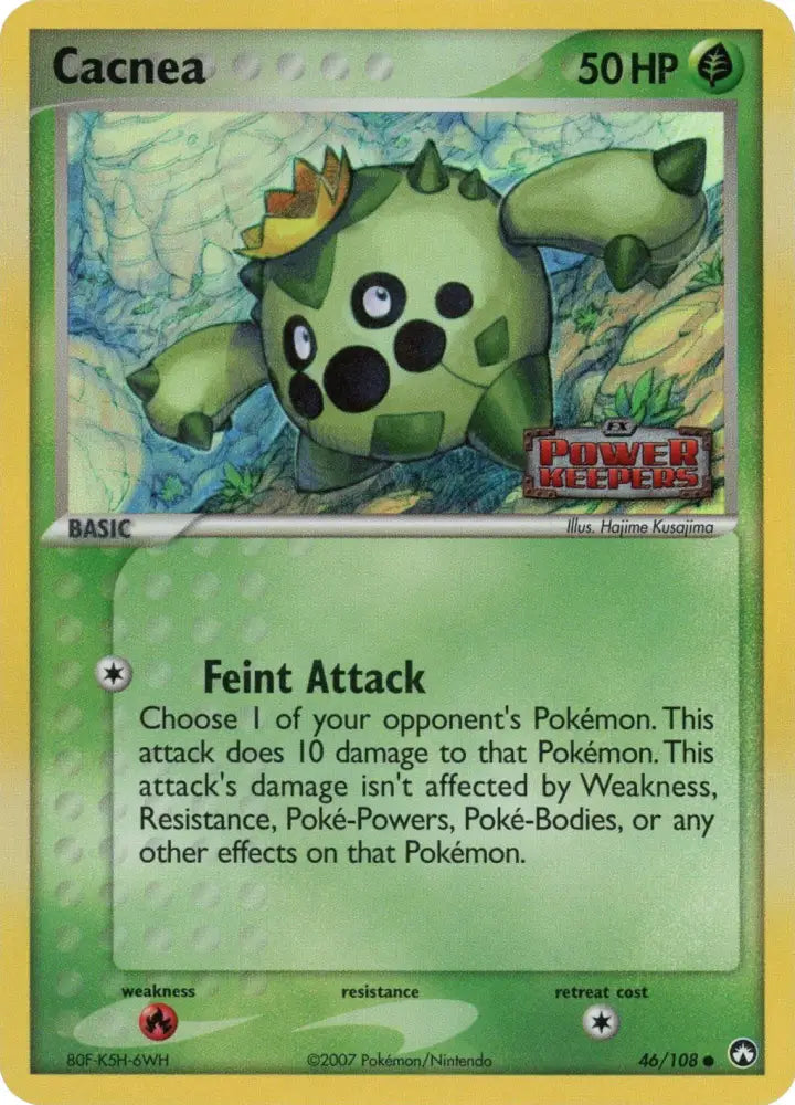 Cacnea (46/108) (Stamped) [EX: Power Keepers] - Pokemon Single