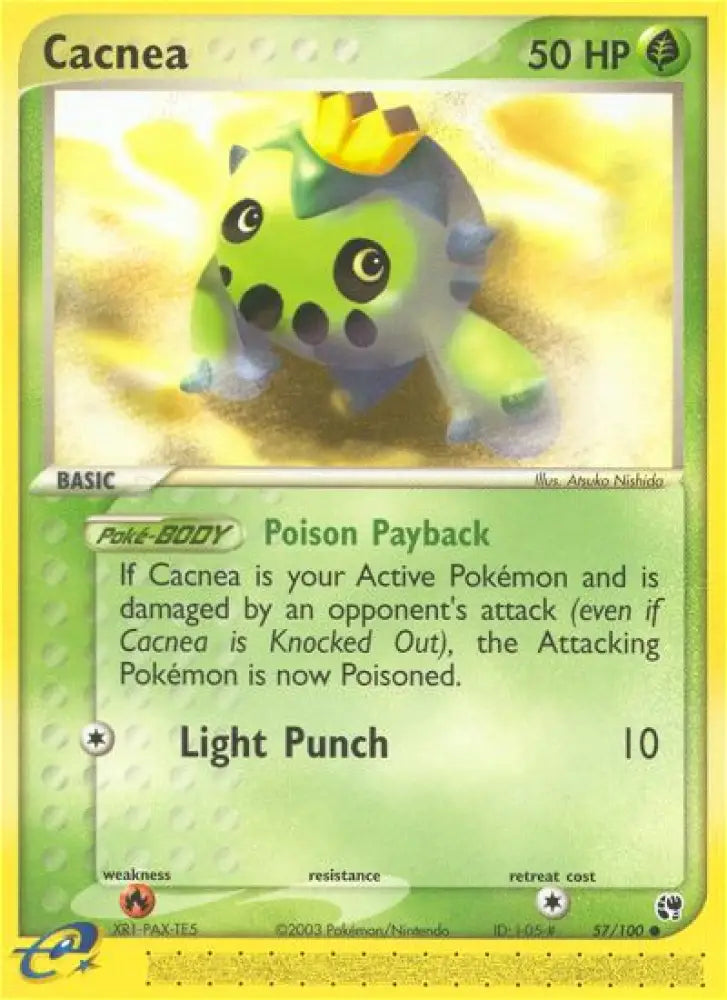 Cacnea (57/100) [EX: Sandstorm] - Pokemon Single