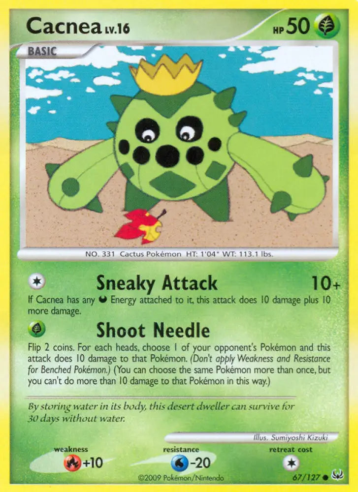Cacnea (67/127) [Platinum: Base Set] - Pokemon Single