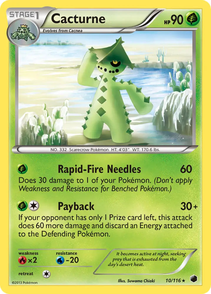 Cacturne (10/116) [Black & White: Plasma Freeze] - Pokemon Single