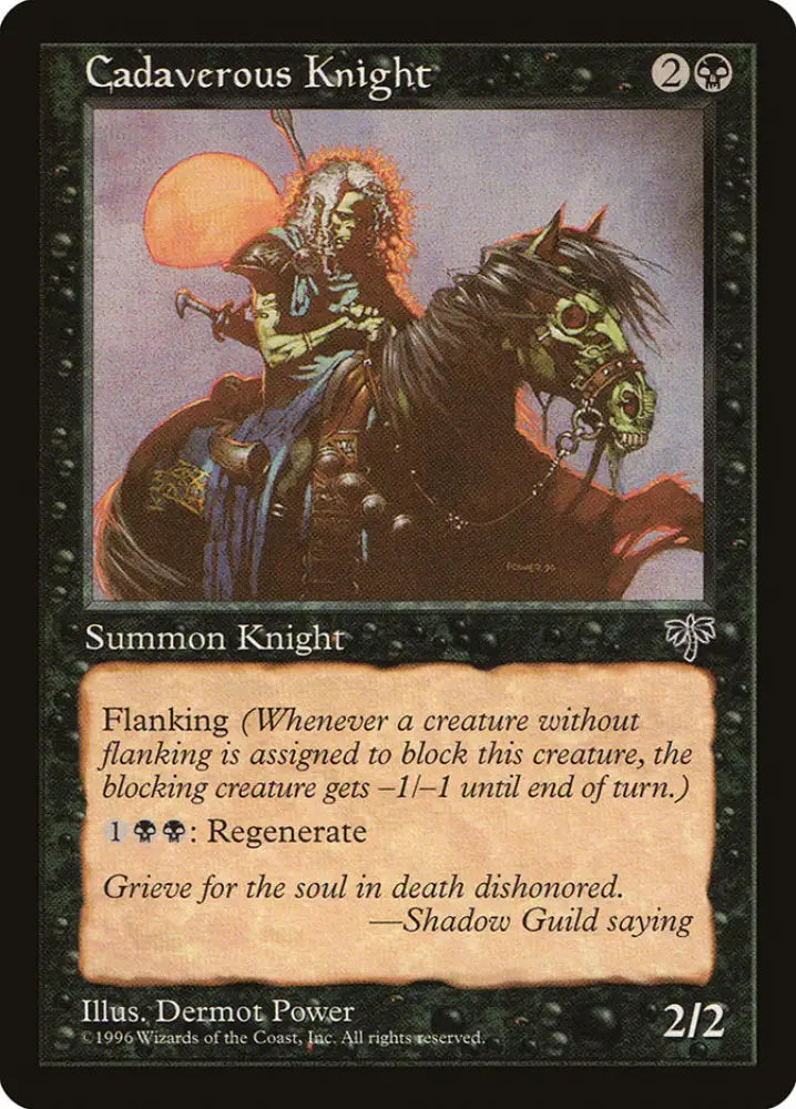 Cadaverous Knight [Mirage] - MTG Single