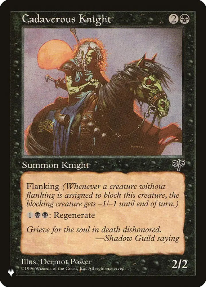 Cadaverous Knight [The List] - MTG Single