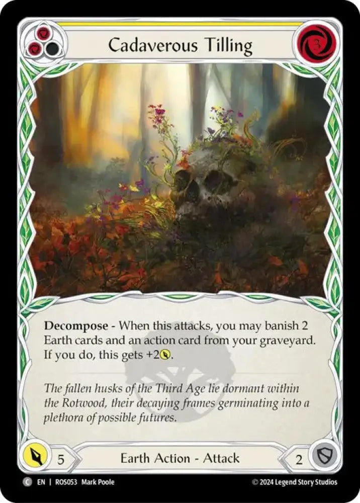 Cadaverous Tilling (Yellow) [Rosetta] - Flesh And Blood Single
