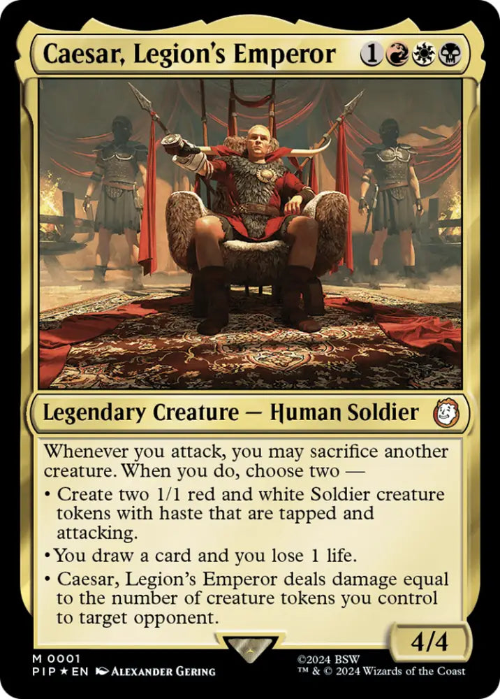 Caesar Legion’s Emperor [Fallout] - MTG Single