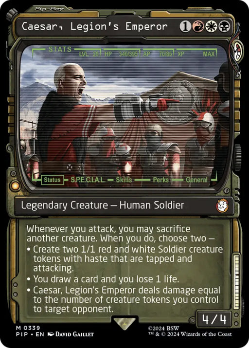 Caesar Legion’s Emperor (Showcase) [Fallout] - MTG Single