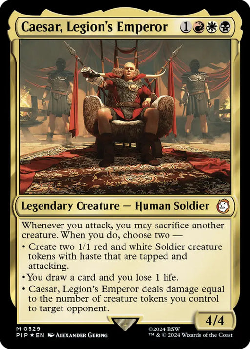 Caesar Legion’s Emperor (Surge Foil) [Fallout] - MTG Single