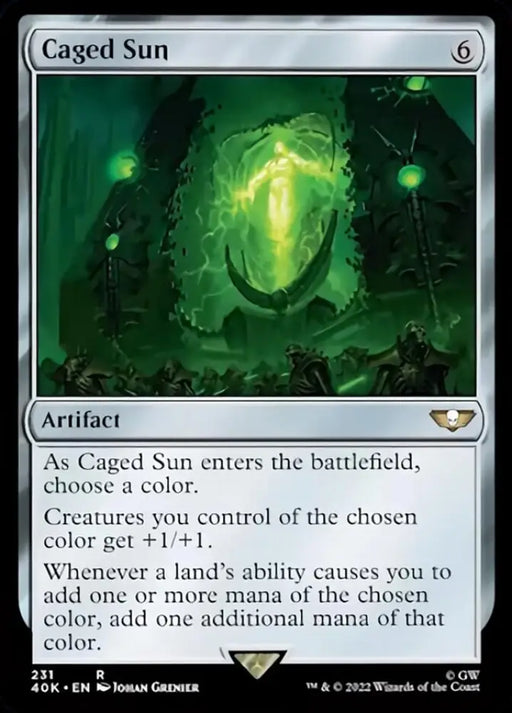 Caged Sun [Warhammer 40,000] - MTG Single