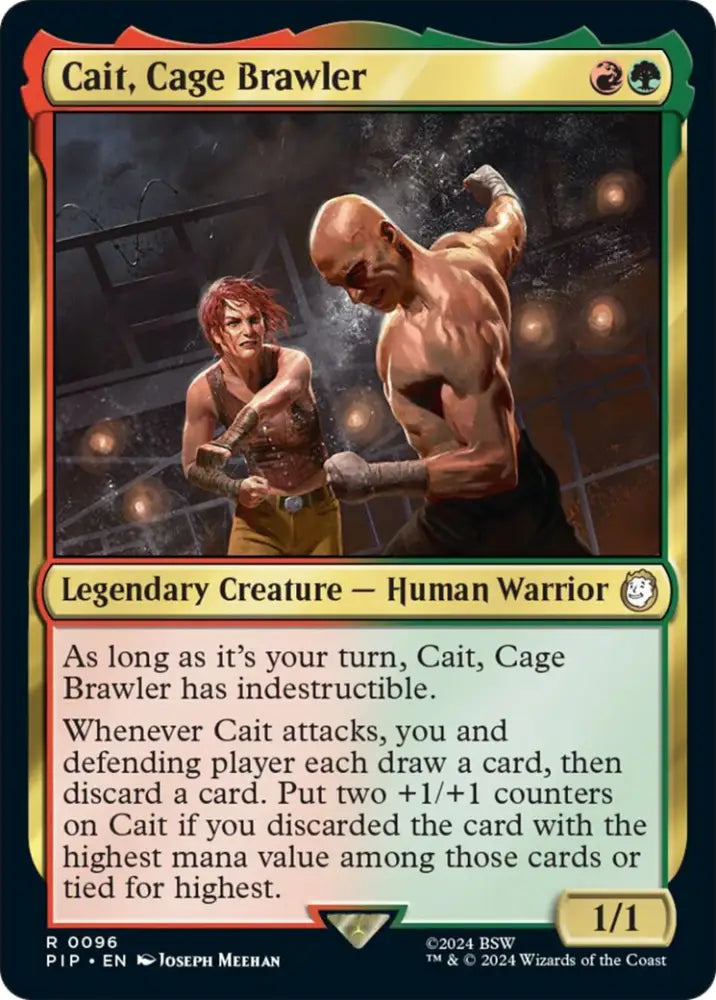 Cait Cage Brawler [Fallout] - MTG Single