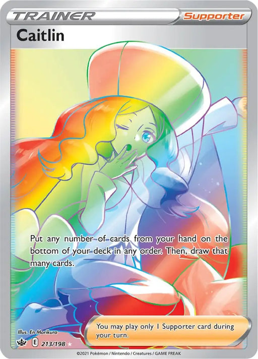 Caitlin (213/198) [Sword & Shield: Chilling Reign] - Pokemon Single
