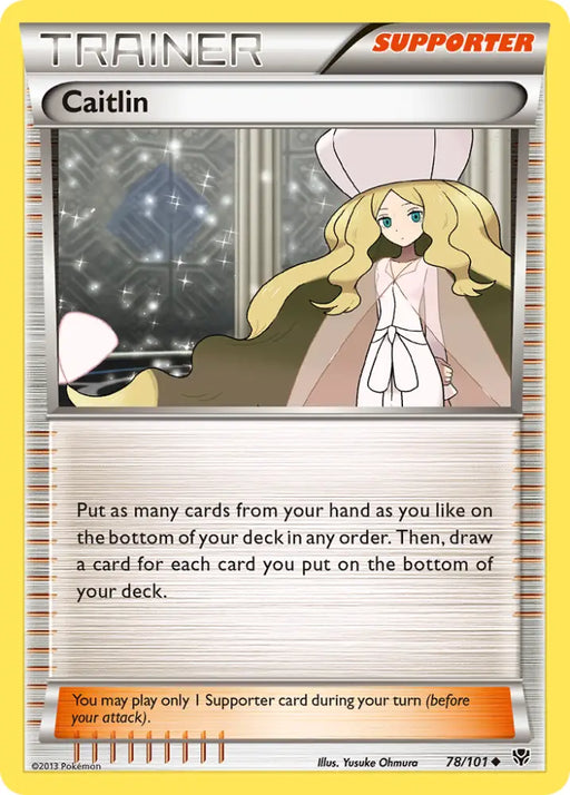 Caitlin (78/101) [Black & White: Plasma Blast] - Pokemon Single