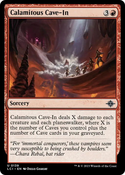 Calamitous Cave-In [The Lost Caverns of Ixalan] - MTG Single