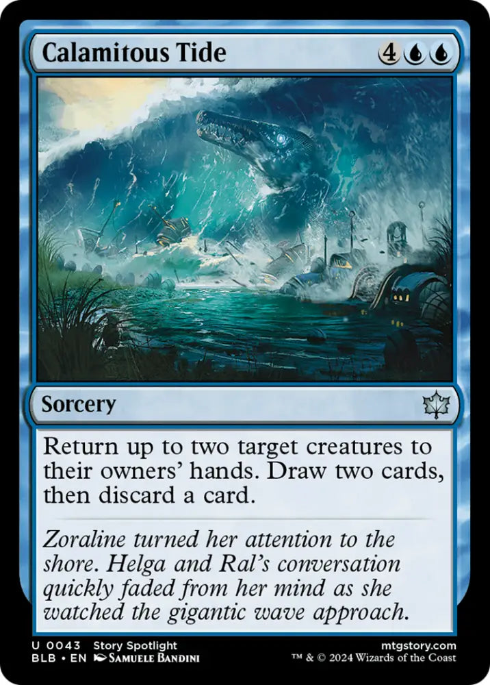 Calamitous Tide [Bloomburrow] - MTG Single