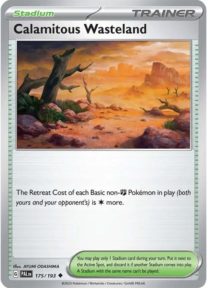 Calamitous Wasteland (175/193) [Scarlet & Violet: Paldea Evolved] - Pokemon Single