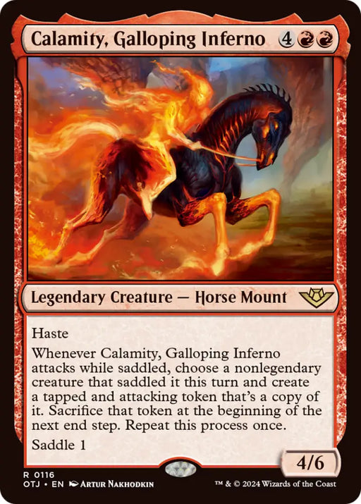 Calamity Galloping Inferno [Outlaws of Thunder Junction] - MTG Single