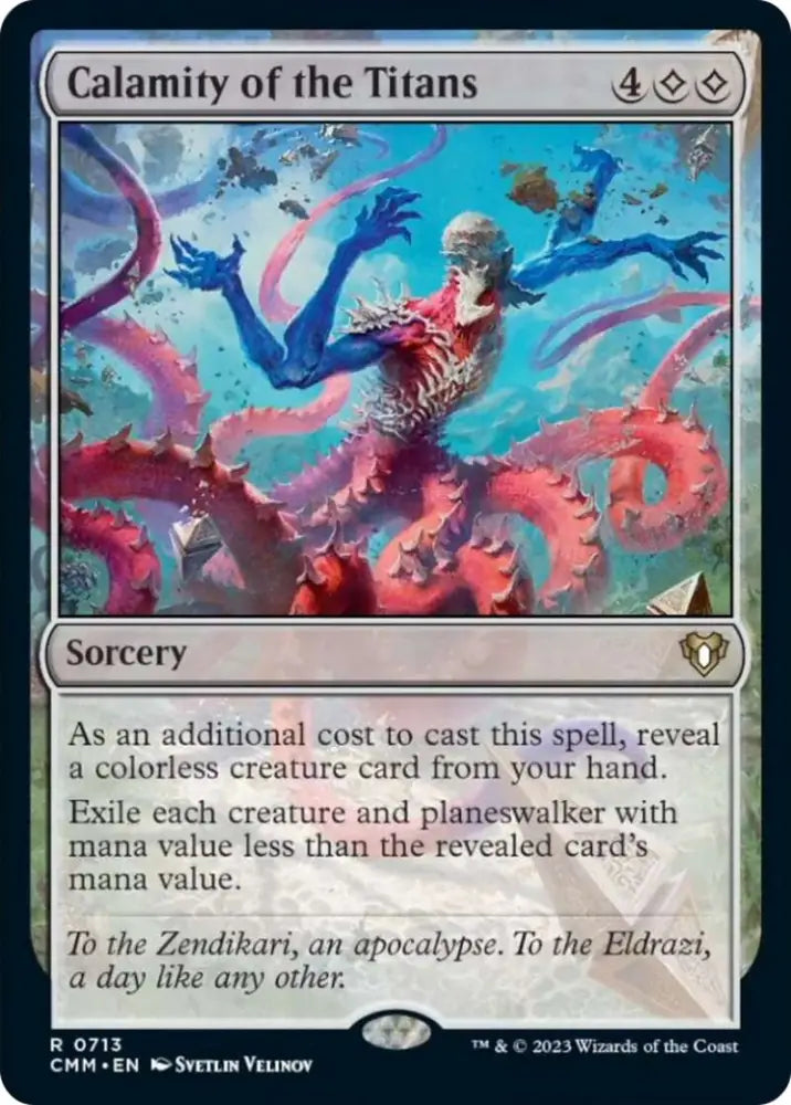 Calamity of the Titans [Commander Masters] - MTG Single