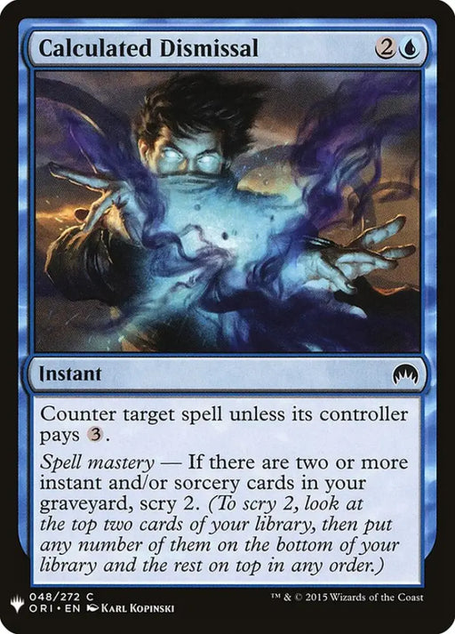 Calculated Dismissal [Mystery Booster] - MTG Single