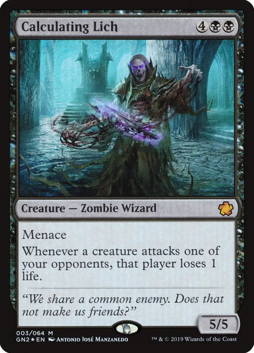 Calculating Lich [Game Night 2019] - MTG Single