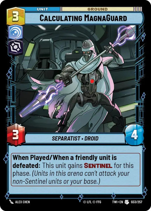 Calculating MagnaGuard (033/257) [Twilight of the Republic] - Star Wars: Unlimited Single