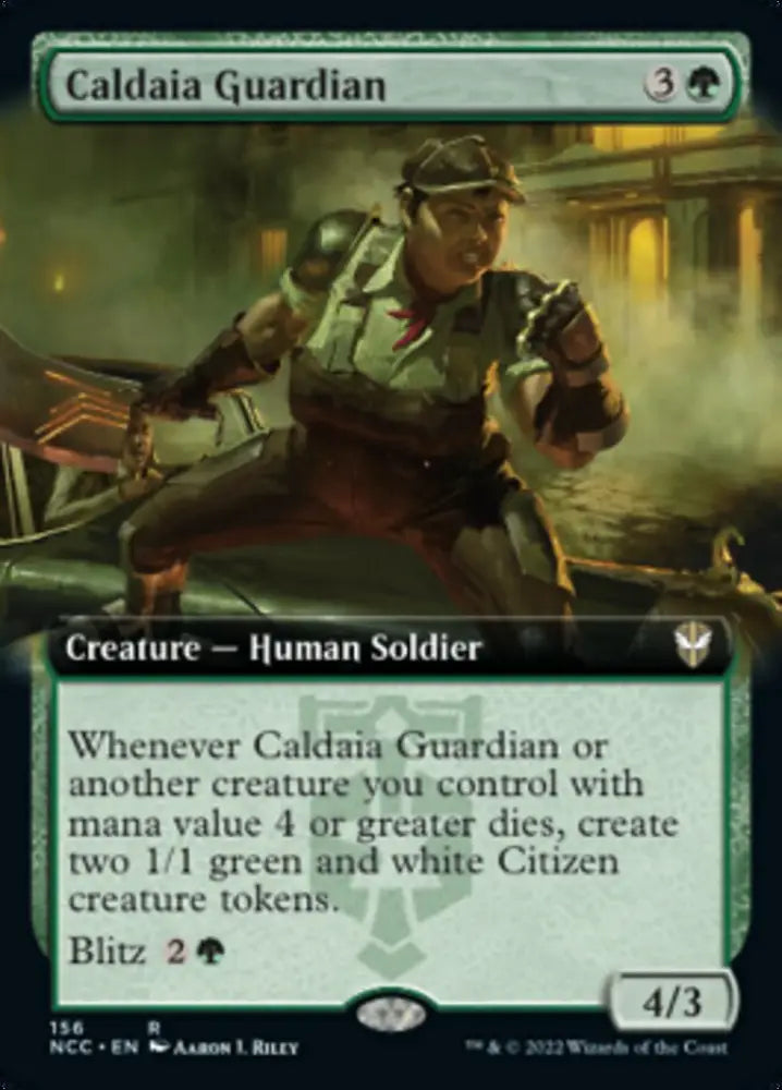 Caldaia Guardian (Extended Art) [Streets of New Capenna Commander] - MTG Single