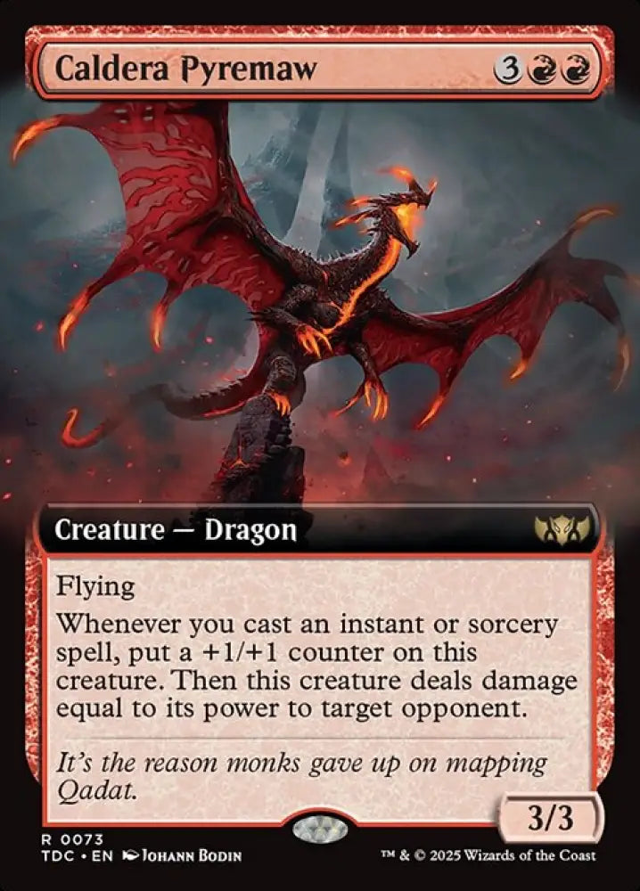 Caldera Pyremaw (73) [Tarkir: Dragonstorm Commander]