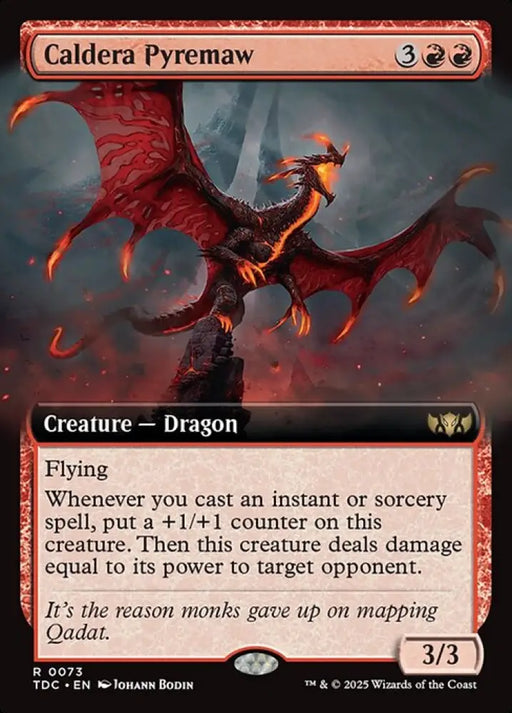 Caldera Pyremaw (73) [Tarkir: Dragonstorm Commander]