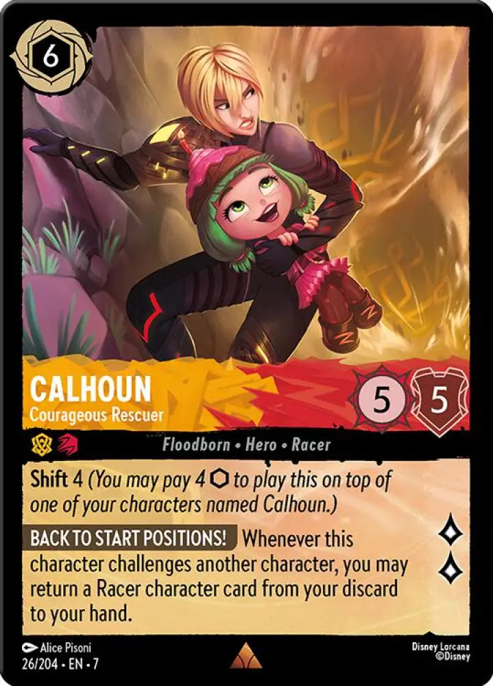 Calhoun - Courageous Rescuer (26/204) [Archazia’s Island] - Lorcana Single