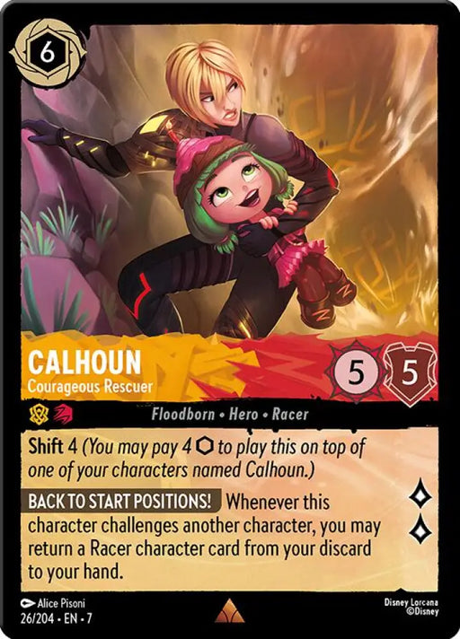 Calhoun - Courageous Rescuer (26/204) [Archazia’s Island] - Lorcana Single