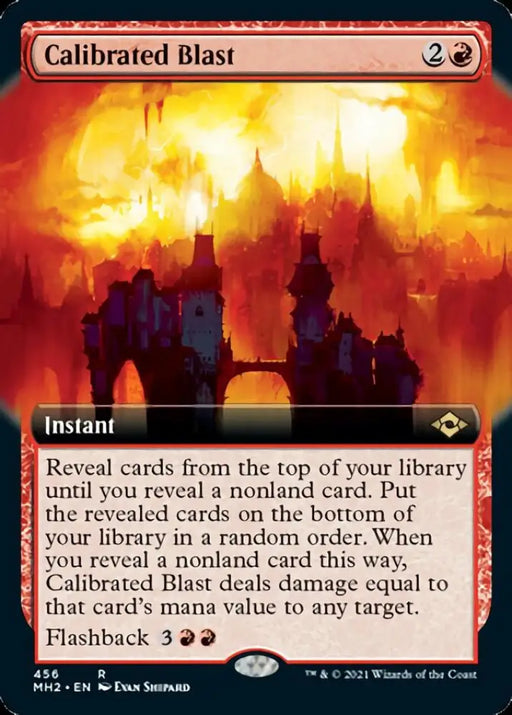 Calibrated Blast (Extended Art) [Modern Horizons 2] - MTG Single