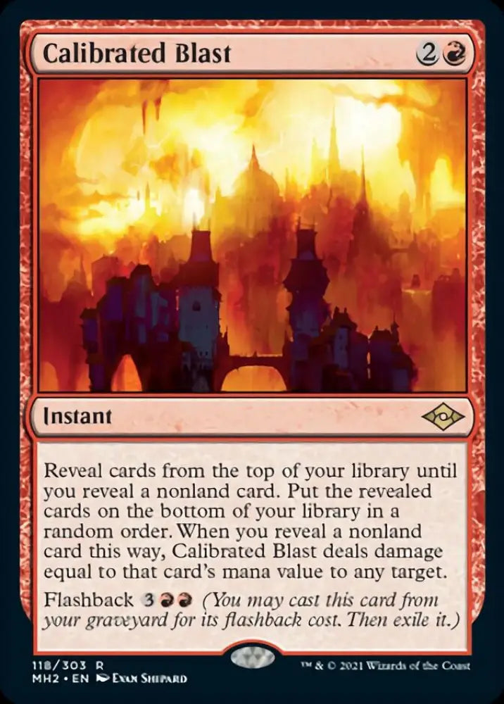 Calibrated Blast [Modern Horizons 2] - MTG Single