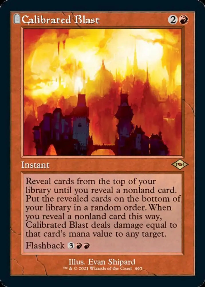 Calibrated Blast (Retro) [Modern Horizons 2] - MTG Single