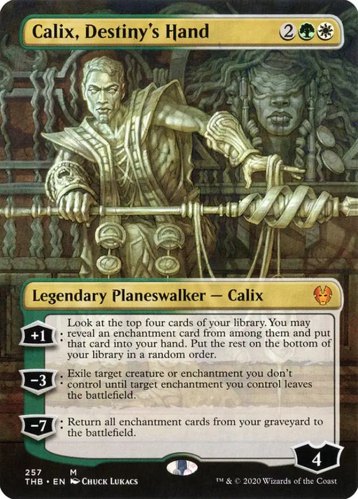 Calix Destiny’s Hand (Borderless) [Theros Beyond Death] - MTG Single
