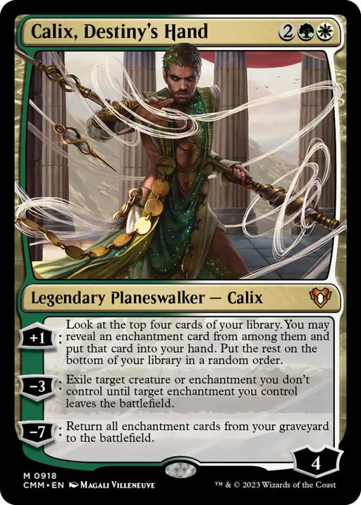 Calix Destiny’s Hand [Commander Masters] - MTG Single