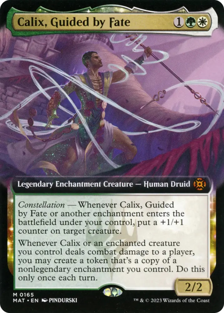 Calix Guided by Fate (Extended Art) [March of the Machine: The Aftermath] - MTG Single