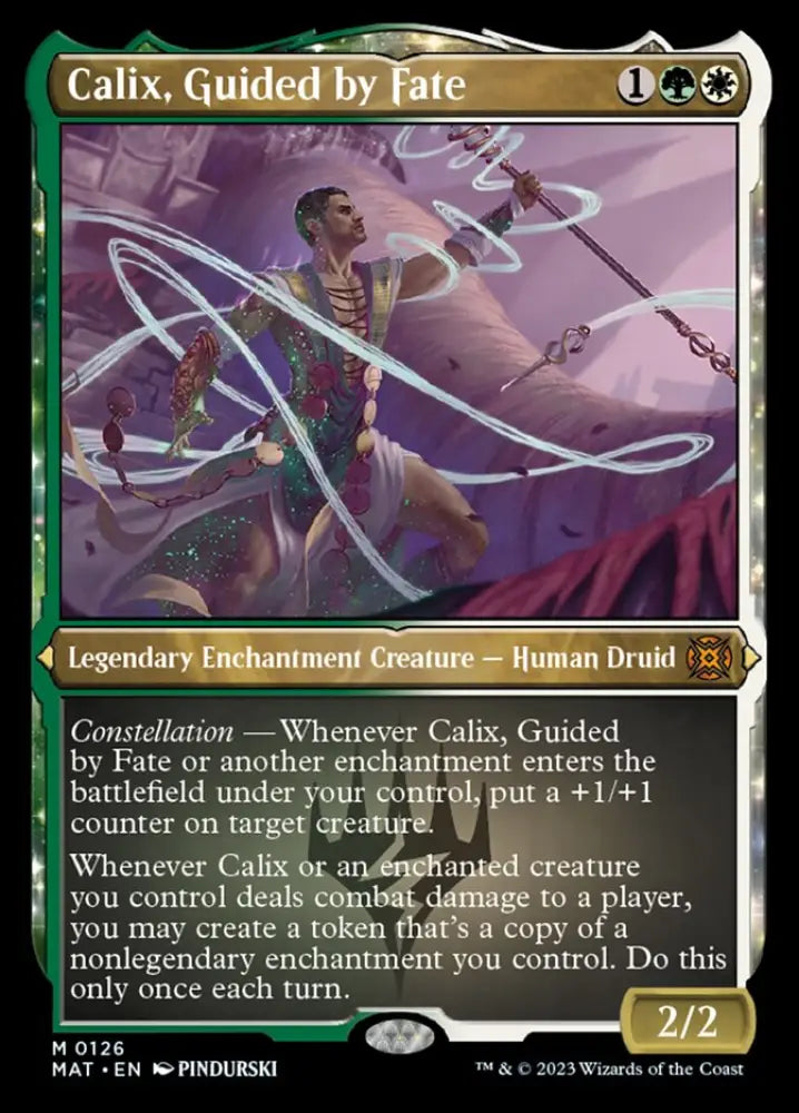 Calix Guided by Fate (Foil Etched) [March of the Machine: The Aftermath] - MTG Single