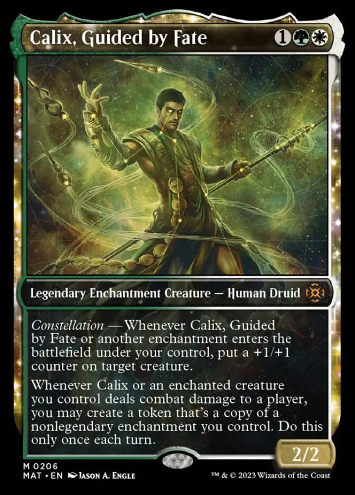 Calix Guided by Fate (Showcase Halo Foil) [March of the Machine: The Aftermath] - MTG Single