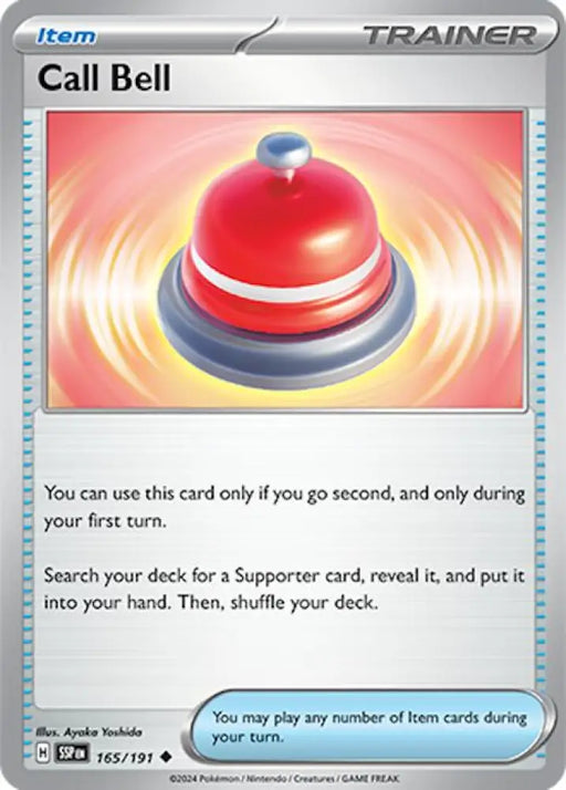 Call Bell (165/191) [Scarlet & Violet: Surging Sparks] - Pokemon Single