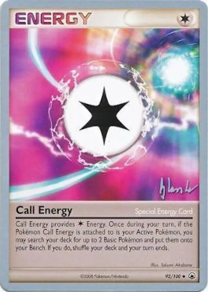 Call Energy (92/100) (Empotech - Dylan Lefavour) [World Championships 2008] - Pokemon Single
