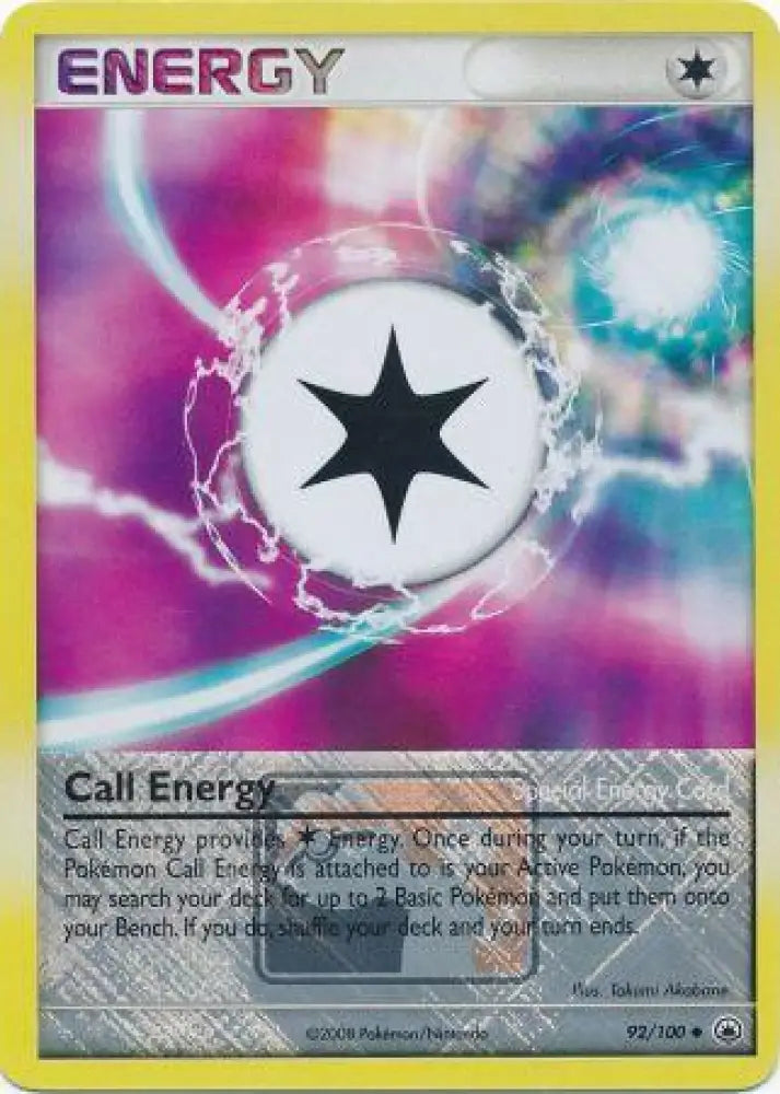 Call Energy (92/100) (League Promo) [Diamond & Pearl: Majestic Dawn] - Pokemon Single