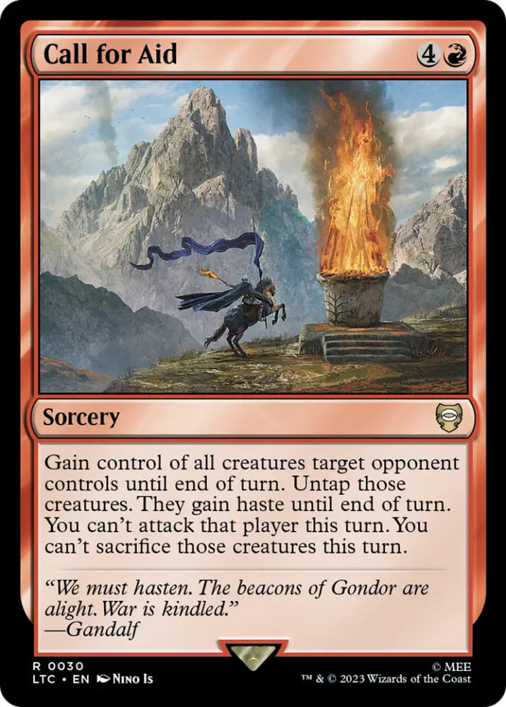 Call for Aid [The Lord of the Rings: Tales of Middle-Earth Commander] - MTG Single