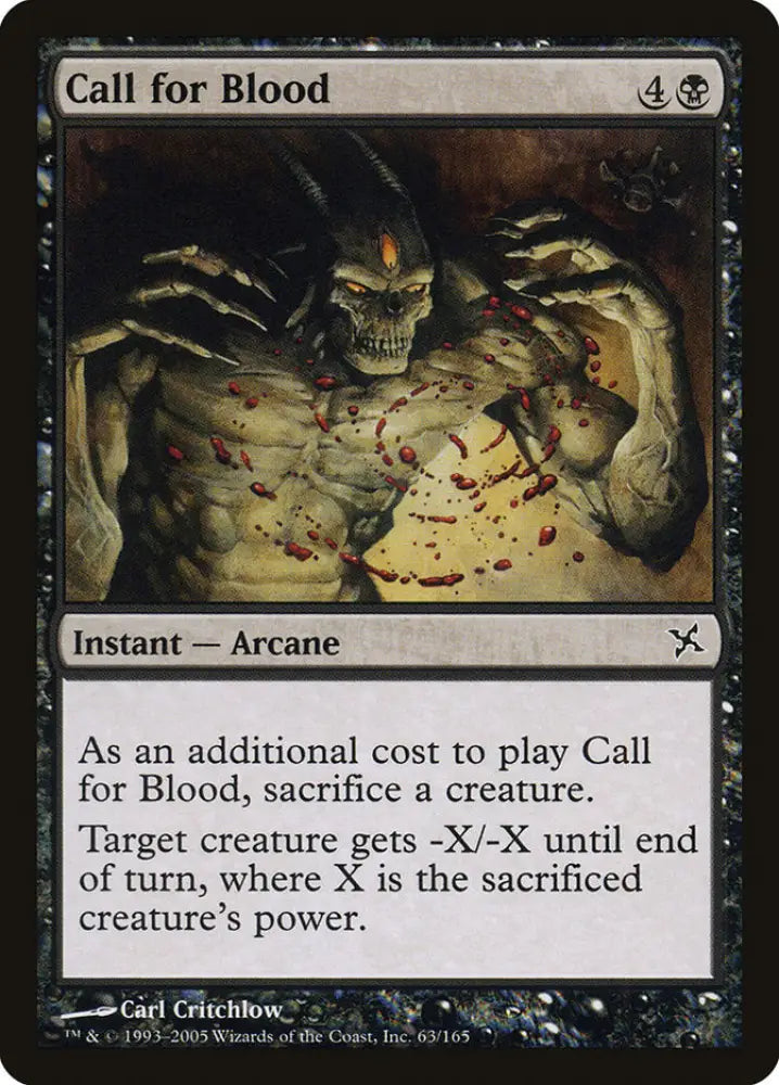 Call for Blood [Betrayers of Kamigawa] - MTG Single
